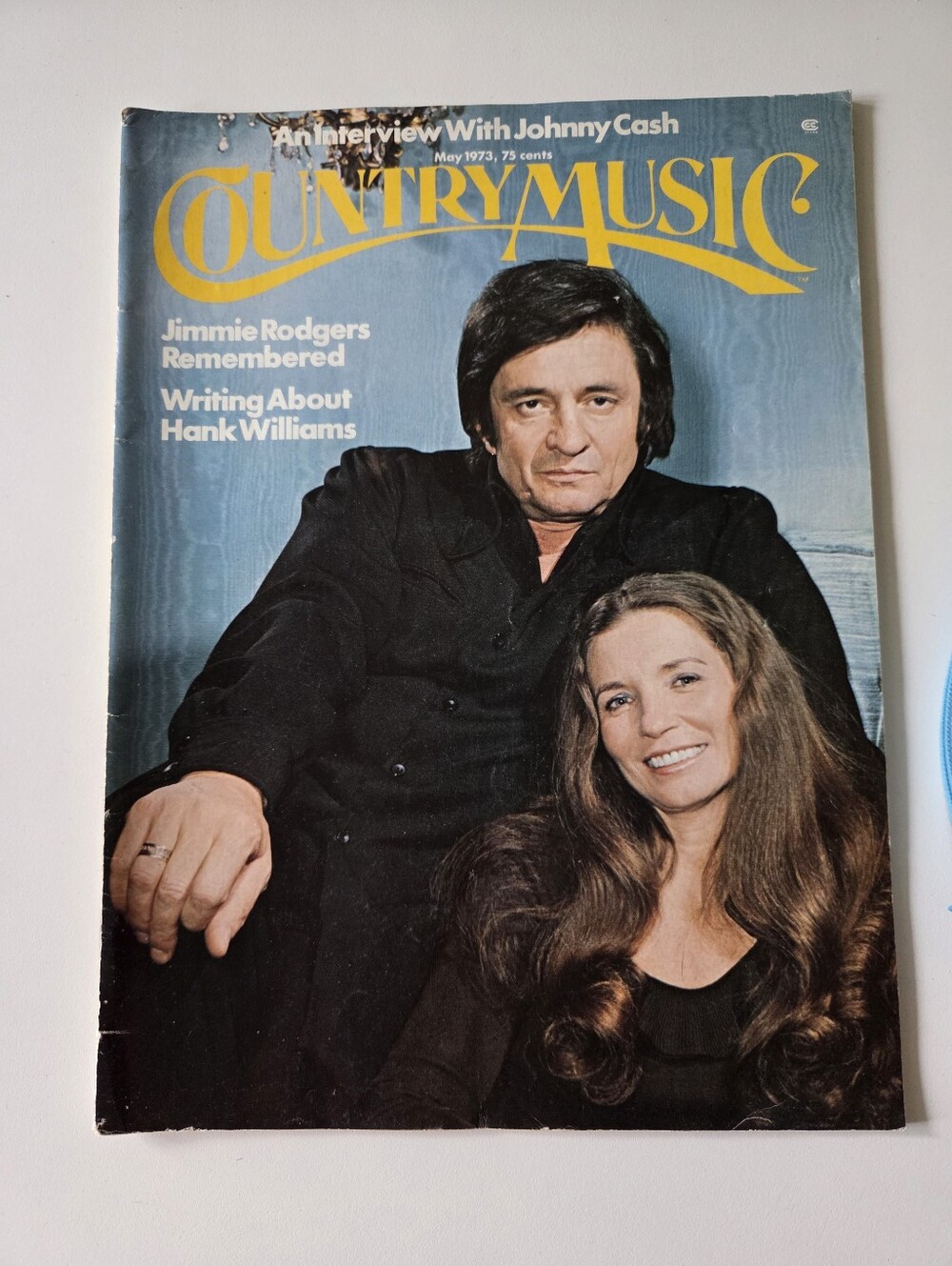 Vintage 1970s Country Music Magazine May 1973 Johnny Cash Cover